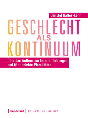 cover image of Geschlecht als Kontinuum